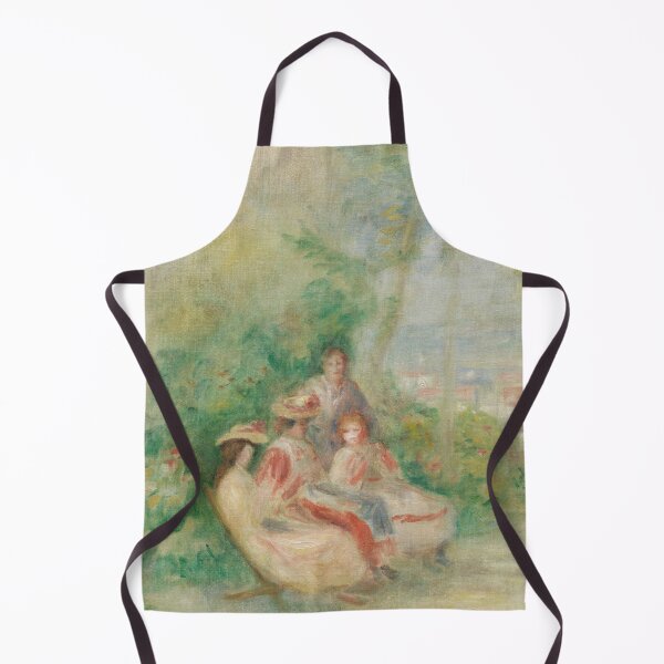 Item preview, Jeunes Femmes Dans Un Jardin by Pierre-Auguste Renoir: Impressionist Garden Poster designed and sold by artofuniverse.