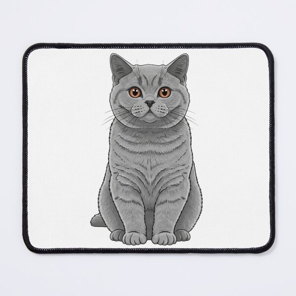 Item preview, British Shorthair Cat designed and sold by saphira-art.