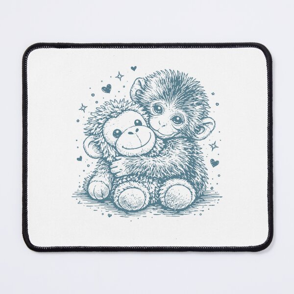 Item preview, Baby Monkey Punch Cute Drawing, Animal Lover Gift designed and sold by borenclolahroy.