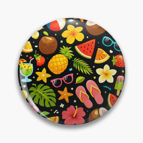 Item preview, Tropical Summer Vibes Seamless Pattern designed and sold by Pearron.