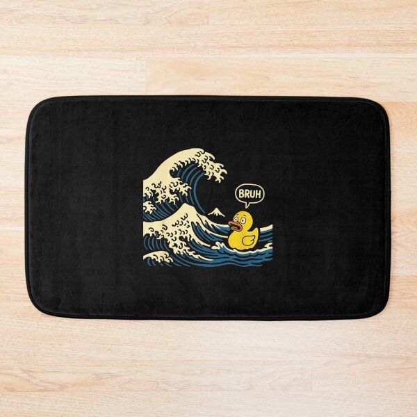 Item preview, Bruh Duck Big Wave Funny Cartoon Illustration designed and sold by titanlevi.