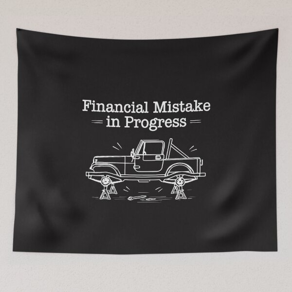 Item preview, Financial Mistake in Progress Funny Mechanic Car Lover Design designed and sold by kiralynstration.