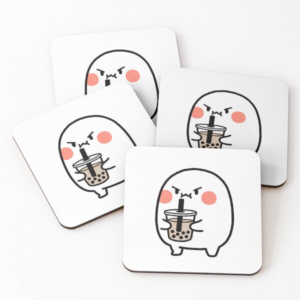 Item preview, Grumpy Drinking Bubble Tea designed and sold by DoodleMunch.