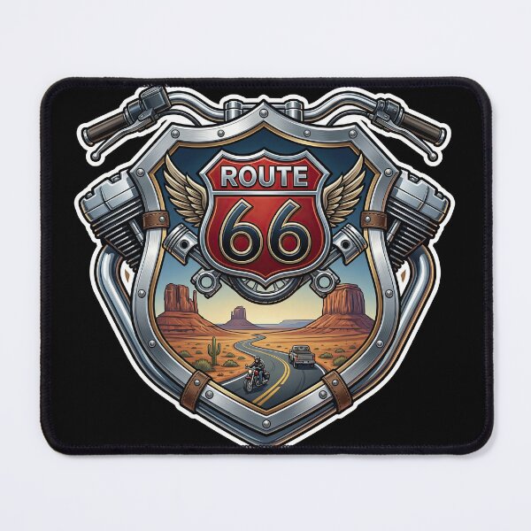 Item preview, Route 66 Iconic US Highway Travel Design designed and sold by enzoade.