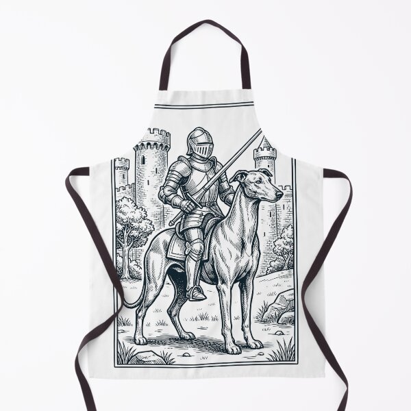 Item preview, Vintage Knight Greyhound Rider Grimdark Medieval Dog Lover designed and sold by DoodleTortle.