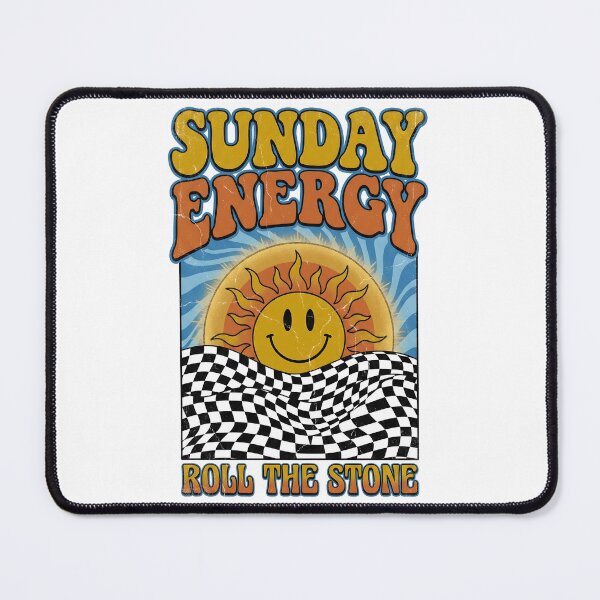 Item preview, Sunday Energy Roll the Stone — Retro Groovy Sun Easter Shirt designed and sold by Luminari Creations.