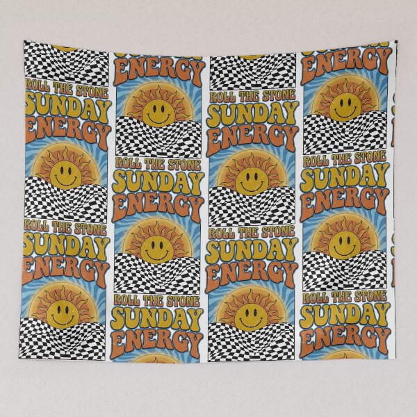 Item preview, Sunday Energy Roll the Stone — Retro Groovy Sun Easter Shirt designed and sold by Luminari Creations.