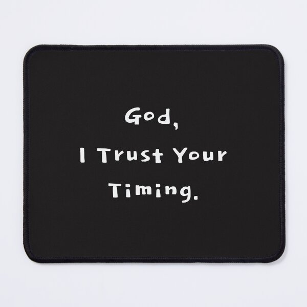 Item preview, God I Trust Your Timing Christian Faith Cross Inspirational Design designed and sold by kiralynstration.