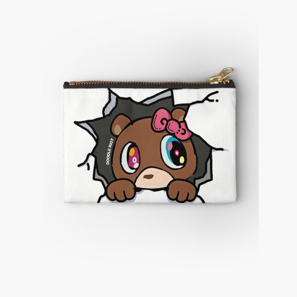 Item preview, Kanye West Dropout Bear Girl Sticker - Peeking Bow Version | Hip Hop Fan Gift designed and sold by DOODLE RIOT.