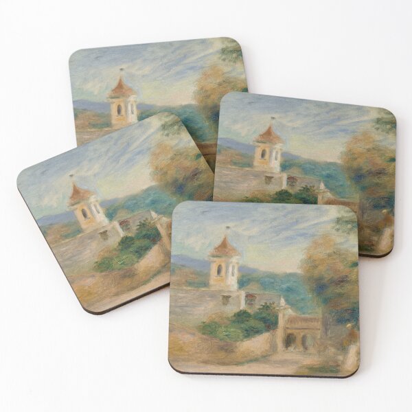 Item preview, La Chapelle a Cagnes by Pierre-Auguste Renoir: Tranquil Impressionist Landscape designed and sold by artofuniverse.