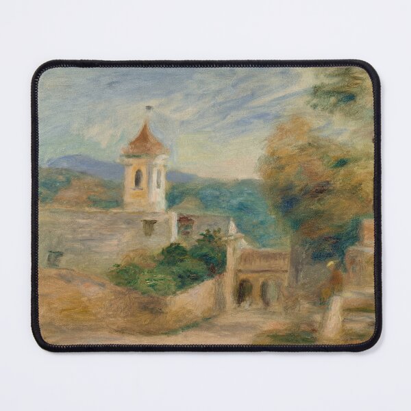 Item preview, La Chapelle a Cagnes by Pierre-Auguste Renoir: Tranquil Impressionist Landscape designed and sold by artofuniverse.