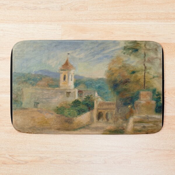 Item preview, La Chapelle a Cagnes by Pierre-Auguste Renoir: Tranquil Impressionist Landscape designed and sold by artofuniverse.