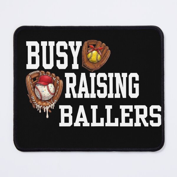 Item preview, Busy Raising Baseball Ballers Mom designed and sold by KIROSALS.