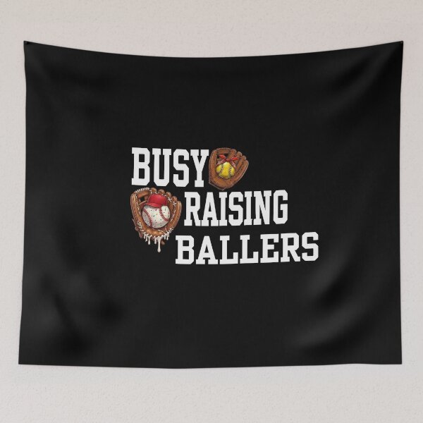 Item preview, Busy Raising Baseball Ballers Mom designed and sold by KIROSALS.