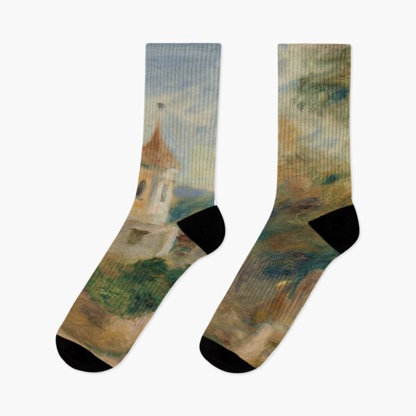 Item preview, La Chapelle a Cagnes by Pierre-Auguste Renoir: Tranquil Impressionist Landscape designed and sold by artofuniverse.