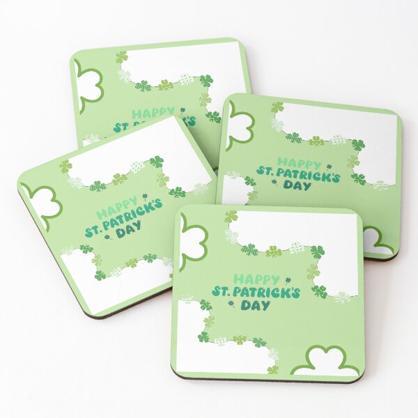 Item preview, Happy St. Patrick's Day Clover Garland Aesthetic designed and sold by Tablotique.