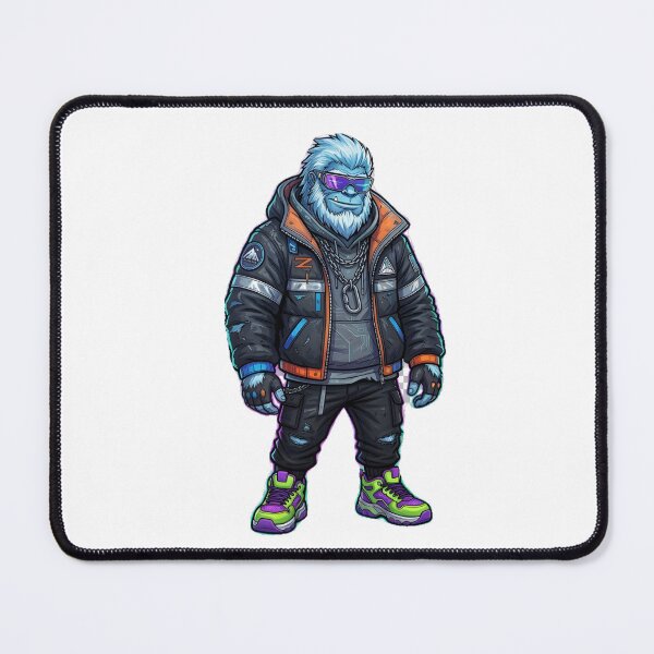 Item preview, Cyberpunk Yeti Street Style – Futuristic Cool Yeti Character designed and sold by Morden-Design.