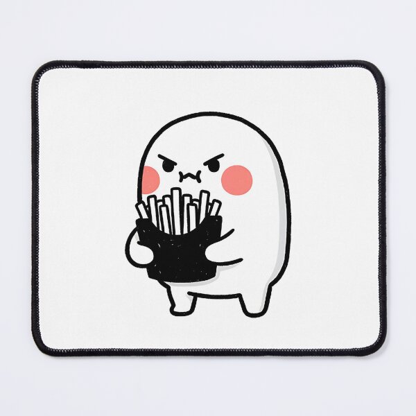 Item preview, Grumpy Guarding Fries designed and sold by DoodleMunch.