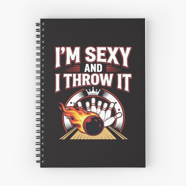 Item preview, Sexy and I Throw It Funny Women Bowling Player Design designed and sold by kiralynstration.