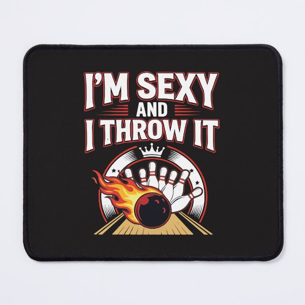 Item preview, Sexy and I Throw It Funny Women Bowling Player Design designed and sold by kiralynstration.