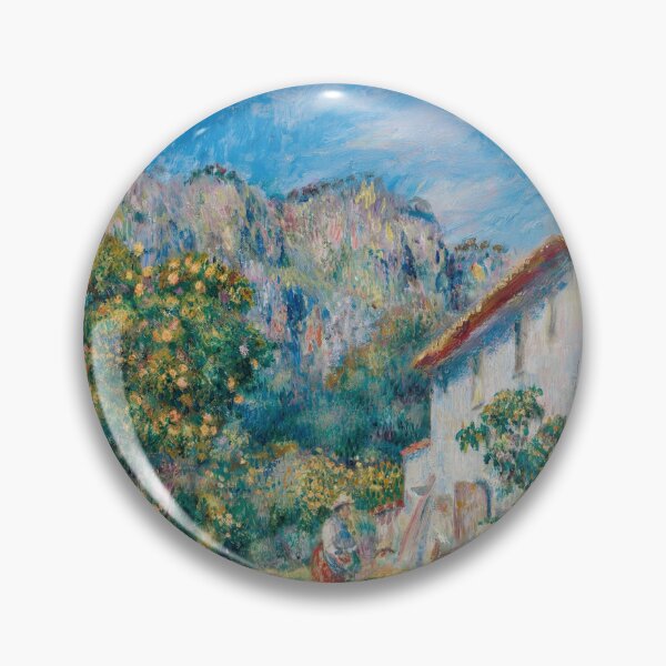 Item preview, La Ferme De Magnanosc Ou La Villa Raynaud Grasse by Pierre-Auguste Renoir: Sunlit Garden Poster designed and sold by artofuniverse.