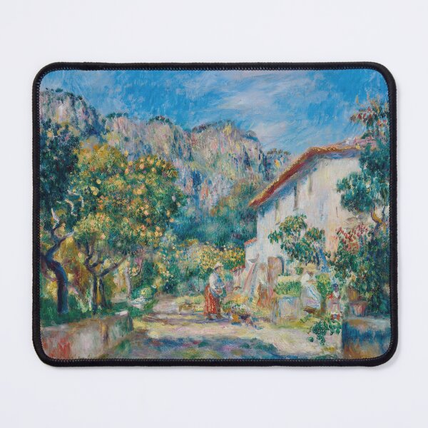 Item preview, La Ferme De Magnanosc Ou La Villa Raynaud Grasse by Pierre-Auguste Renoir: Sunlit Garden Poster designed and sold by artofuniverse.