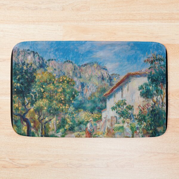 Item preview, La Ferme De Magnanosc Ou La Villa Raynaud Grasse by Pierre-Auguste Renoir: Sunlit Garden Poster designed and sold by artofuniverse.
