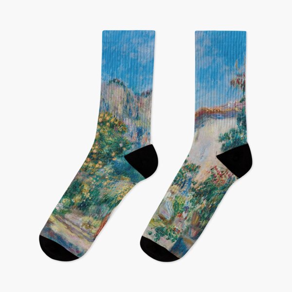 Item preview, La Ferme De Magnanosc Ou La Villa Raynaud Grasse by Pierre-Auguste Renoir: Sunlit Garden Poster designed and sold by artofuniverse.