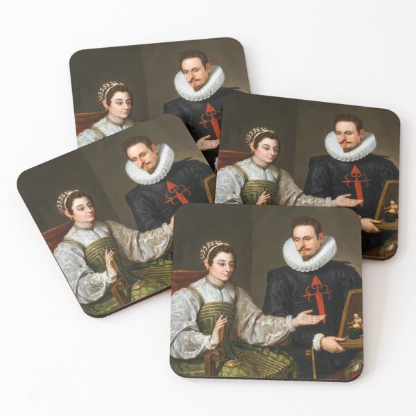 Item preview, Double Portrait Knight of Santiago and a Lady designed and sold by TheSoulOfArt.