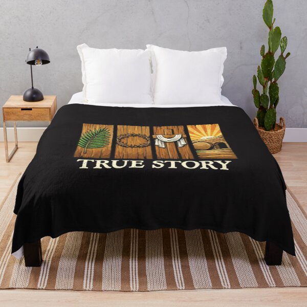 Item preview, True Story He Is Risen Easter Christian Cross Faith Design designed and sold by kiralynstration.