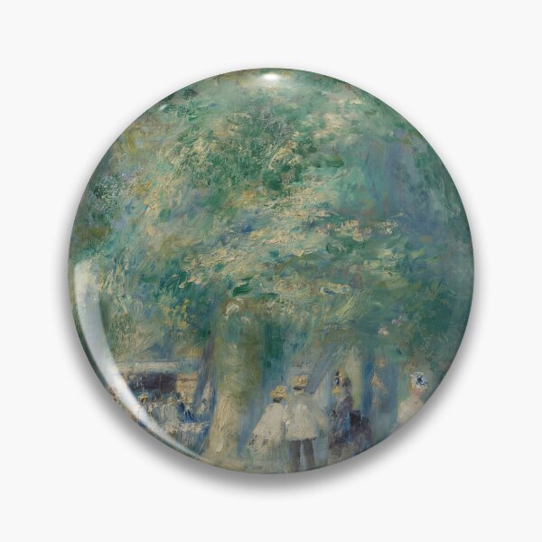 Item preview, La Fete a Saint Cloud by Pierre-Auguste Renoir: Impressionist Park Scene Poster designed and sold by artofuniverse.