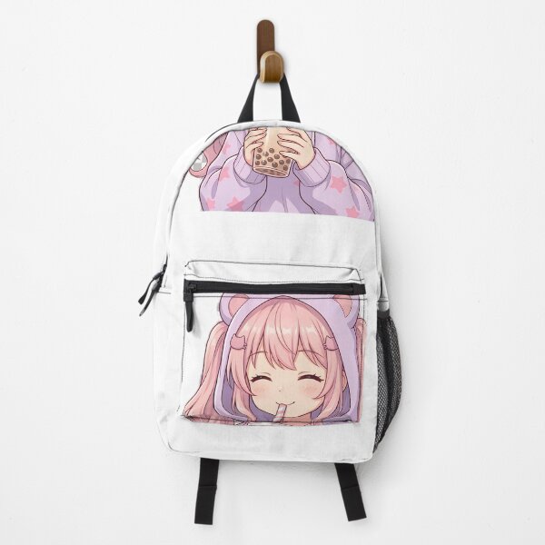 Item preview, Cute Anime Girl Drinking Bubble Tea – Kawaii Boba Aesthetic designed and sold by Morden-Design.