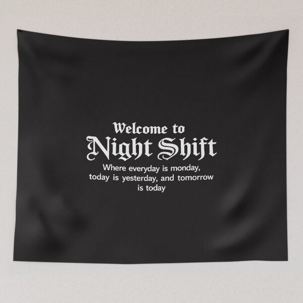 Item preview, Welcome to the Night Shift Funny RN Nurse Life Design designed and sold by kiralynstration.