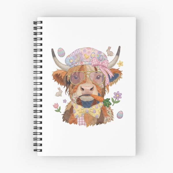 Item preview, Easter Highland Cow designed and sold by Szekeresrenato.