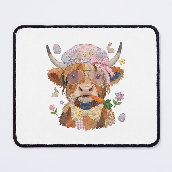 Item preview, Easter Highland Cow designed and sold by Szekeresrenato.