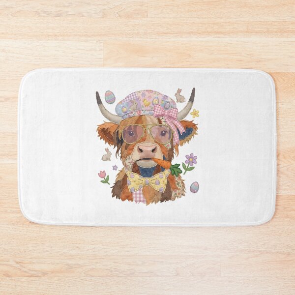Item preview, Easter Highland Cow designed and sold by Szekeresrenato.
