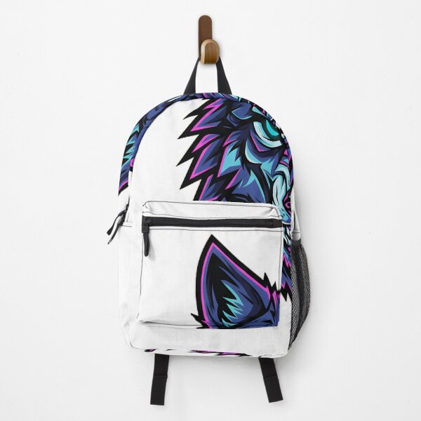 Item preview, Neon Cyber Wolf Head – Futuristic Streetwear designed and sold by Morden-Design.