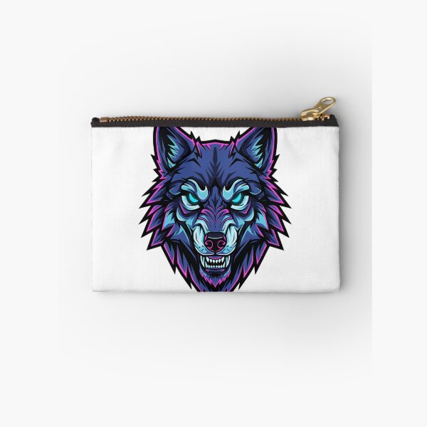 Item preview, Neon Cyber Wolf Head – Futuristic Streetwear designed and sold by Morden-Design.