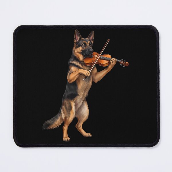 Item preview, German Shepherd Playing Viloin Player Violinist Dog Lover designed and sold by TerryConnells.
