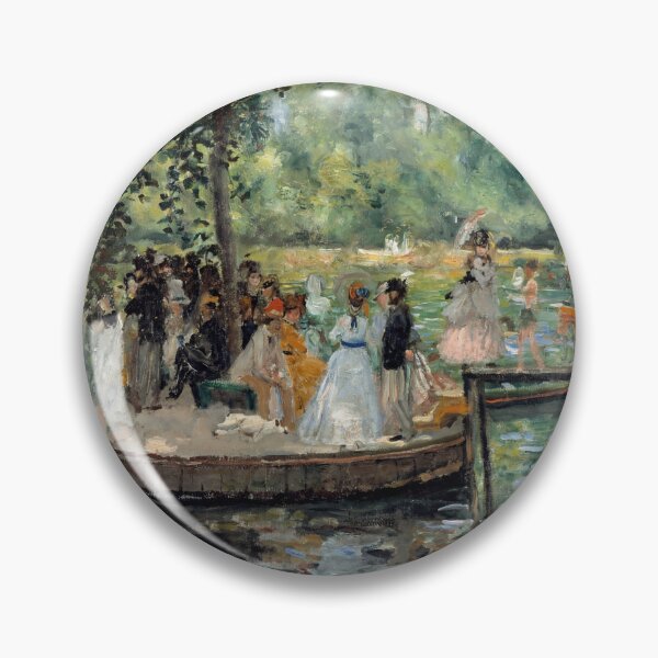 Item preview, La Grenouillere by Pierre-Auguste Renoir: Impressionist Riverside Fine Art Print designed and sold by artofuniverse.