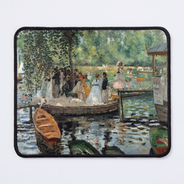 Item preview, La Grenouillere by Pierre-Auguste Renoir: Impressionist Riverside Fine Art Print designed and sold by artofuniverse.