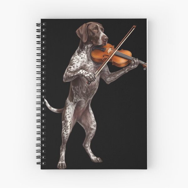 Item preview, German Shorthaired Pointer Playing Viloin Player Violinist Dog Lover designed and sold by TerryConnells.