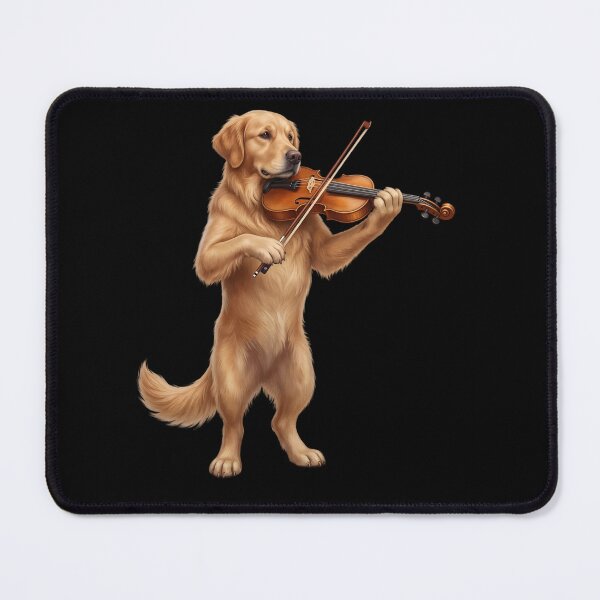 Item preview, Golden Retriever Playing Viloin Player Violinist Dog Lover designed and sold by TerryConnells.