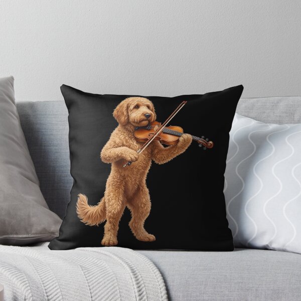 Artikelvorschau, Goldendoodle spielt Violine, ist ein Hundeliebhaber. entworfen und verkauft von TerryConnells.