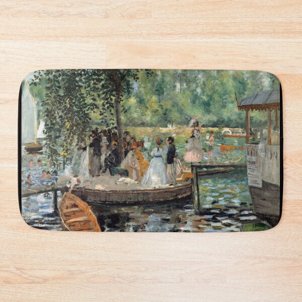 Item preview, La Grenouillere by Pierre-Auguste Renoir: Impressionist Riverside Fine Art Print designed and sold by artofuniverse.