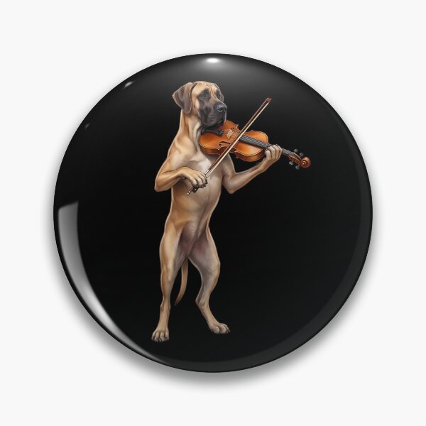 Item preview, Great Dane Playing Viloin Player Violinist Dog Lover designed and sold by TerryConnells.