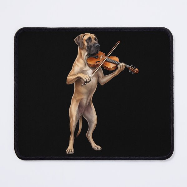 Item preview, Great Dane Playing Viloin Player Violinist Dog Lover designed and sold by TerryConnells.