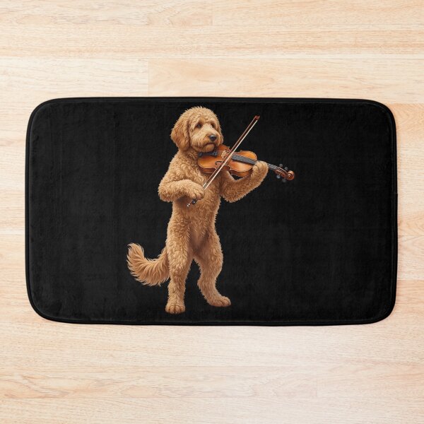 Artikelvorschau, Goldendoodle spielt Violine, ist ein Hundeliebhaber. entworfen und verkauft von TerryConnells.