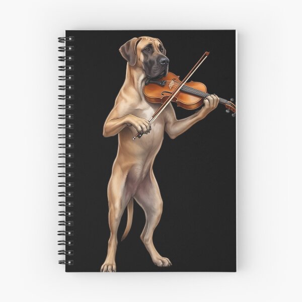 Item preview, Great Dane Playing Viloin Player Violinist Dog Lover designed and sold by TerryConnells.