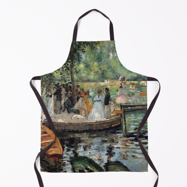 Item preview, La Grenouillere by Pierre-Auguste Renoir: Impressionist Riverside Fine Art Print designed and sold by artofuniverse.